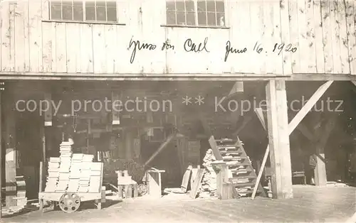 AK / Ansichtskarte Wrangell_Alaska Holzwerk 