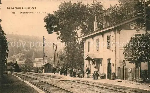 AK / Ansichtskarte Marbache Bahnhof Marbache