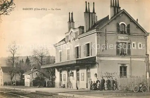 AK / Ansichtskarte Darcey Bahnhof Darcey