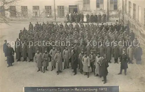 AK / Ansichtskarte Reichenberg_Liberec_Boehmen Internierte Tuerken 