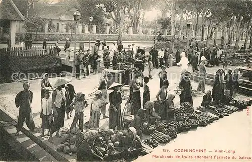 AK / Ansichtskarte Cochinchine_Vietnam Obst und Gemuese Markt Cochinchine Vietnam