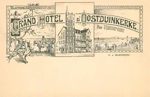 AK / Ansichtskarte Oostduinkerke Grand Hotel Nieuport Oostduinkerke