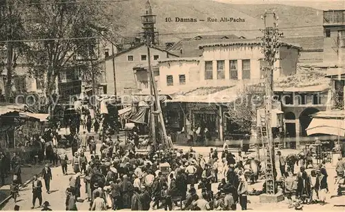 AK / Ansichtskarte Damas_Libanon Rue Ali Pacha Damas Libanon
