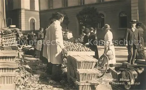 AK / Ansichtskarte Winterthur_ZH Neumarkt Marktbild Winterthur ZH