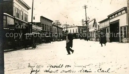 AK / Ansichtskarte Juneau_Alaska Ortsansicht 