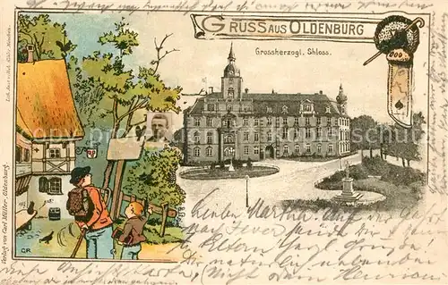 AK / Ansichtskarte Oldenburg_Holstein Grossherzogliches Schloss Oldenburg_Holstein