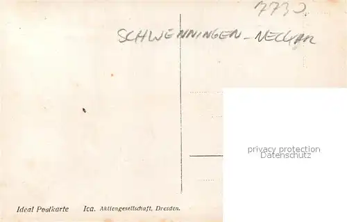 AK / Ansichtskarte Schwenningen_Neckar Restaurant zum Paradies Schwenningen Neckar