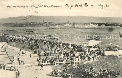 AK / Ansichtskarte Wiener_Neustadt oesterreichisches Flugfeld Wiener_Neustadt