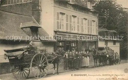 AK / Ansichtskarte Monville_Seine_Maritime Davoust Entrepositaire 