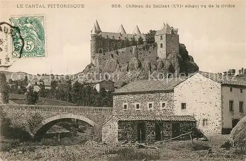 AK / Ansichtskarte Andelat Chateau du Saillant XVIe siecle Schloss Andelat