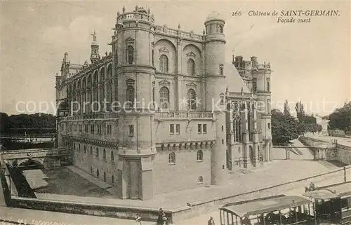 AK / Ansichtskarte Saint Germain en Laye Chateau facade ouest Schloss Saint Germain en Laye
