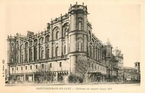 AK / Ansichtskarte Saint German en Laye Chateau où naquit Louis XIV Schloss Saint German en Laye