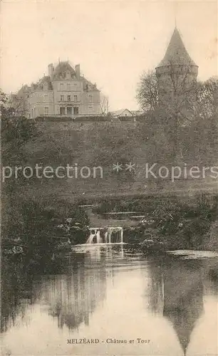 AK / Ansichtskarte Melzeard Chateau Schloss 