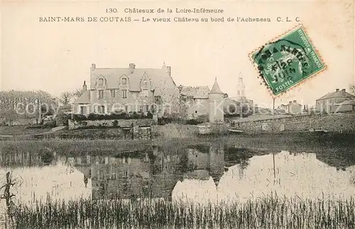 AK / Ansichtskarte Saint Mars de Coutais Vieux Chateau au bord de l Acheneau Saint Mars de Coutais