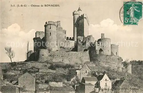 AK / Ansichtskarte Bonaguil Chateau Schloss 