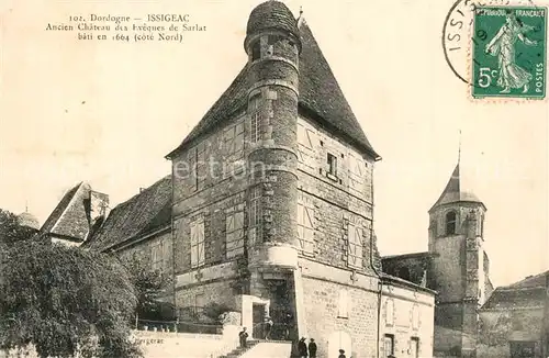 AK / Ansichtskarte Issigeac Ancien Chateau des Eveques de Sarlat Schloss Issigeac