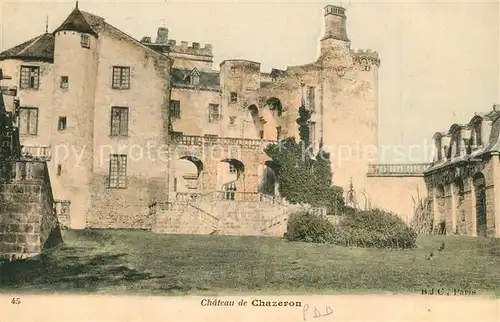 AK / Ansichtskarte Loubeyrat Chateau de Chazeron Schloss Loubeyrat