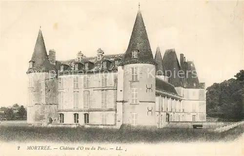 AK / Ansichtskarte Mortree Chateau d O vu du parc Schloss Mortree