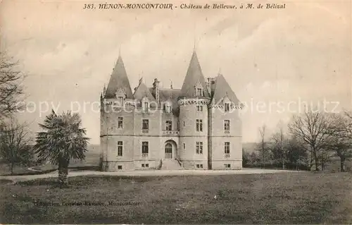 AK / Ansichtskarte Moncontour_Saint Brieuc Chateau de Bellevue Moncontour Saint Brieuc