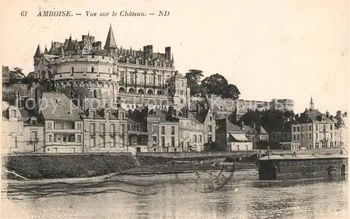AK / Ansichtskarte Amboise Vue sur le Chateau Amboise
