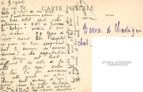 AK / Ansichtskarte Apremont_Sables d_Olonne Le Chateau et le Pont demoli par les Inondations Oct 1909 Apremont_Sables d_Olonne