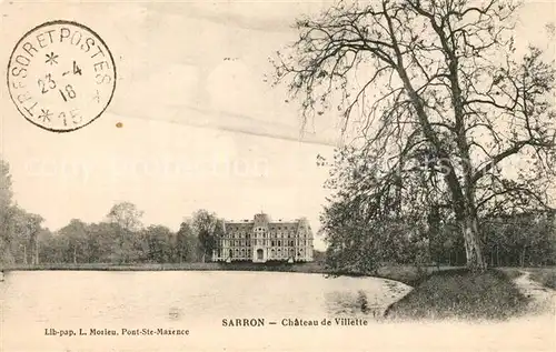 AK / Ansichtskarte Sarron Chateau de Villette Sarron
