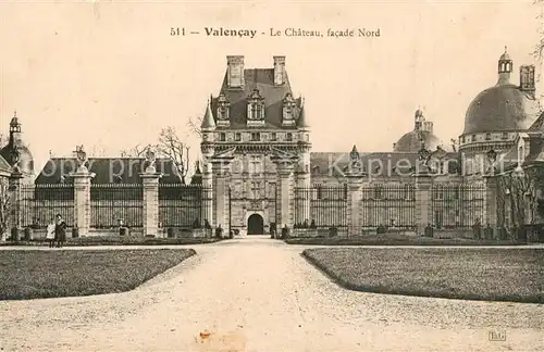 AK / Ansichtskarte Valencay Le Chateau facade Nord Valencay