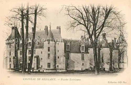 AK / Ansichtskarte Meillant Chateau de Meillant Facades Exterieures Meillant
