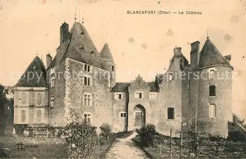 AK / Ansichtskarte Blancafort Le Chateau Blancafort