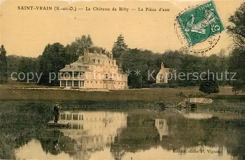 AK / Ansichtskarte Saint Vrain_Essonne La Piece d eau Saint Vrain Essonne