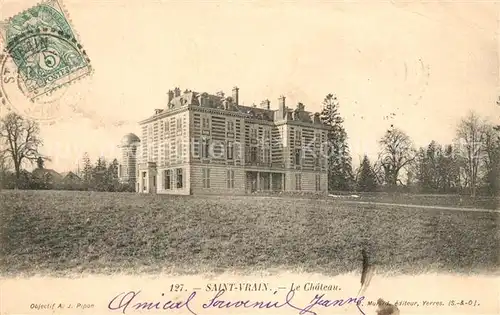 AK / Ansichtskarte Saint Vrain_Essonne Le Chateau Saint Vrain Essonne