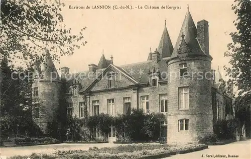 AK / Ansichtskarte Lannion Le Chateau de Kergrist Lannion