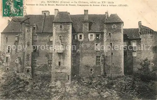 AK / Ansichtskarte Boussac_Creuse Le Chateau rabati au XVe siecle Boussac Creuse