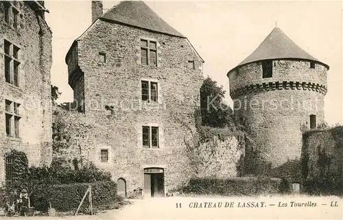 AK / Ansichtskarte Lassay les Chateaux Les Tourelles Lassay les Chateaux