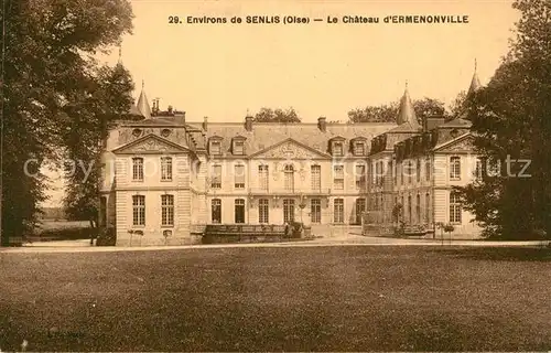 AK / Ansichtskarte Senlis_Oise Le Chateau d Ermenonville Senlis Oise