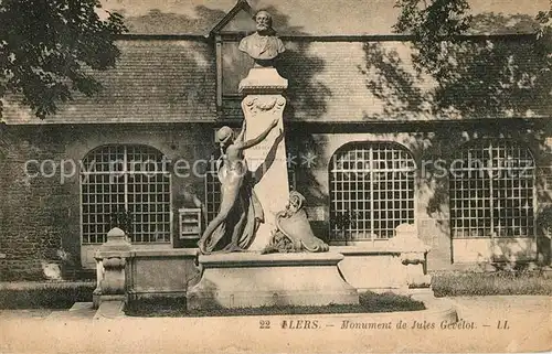 AK / Ansichtskarte Flers_Orne Monument de Jules Gevelot Flers_Orne