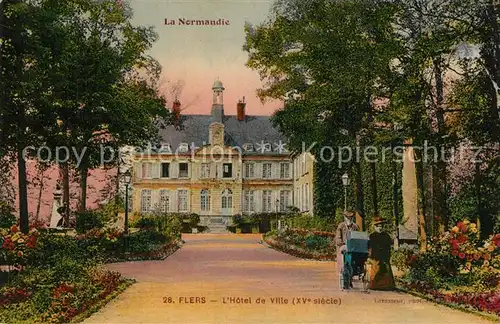 AK / Ansichtskarte Flers_Orne Hotel de Ville Flers_Orne