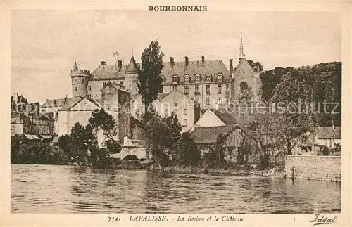 AK / Ansichtskarte Lapalisse La Besbre et le Chateau Lapalisse