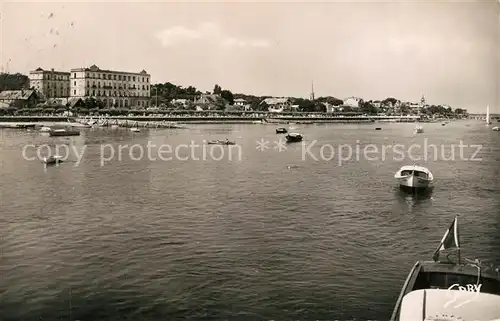 AK / Ansichtskarte Arcachon_Gironde La Promenade et le Grand Hotel Arcachon Gironde