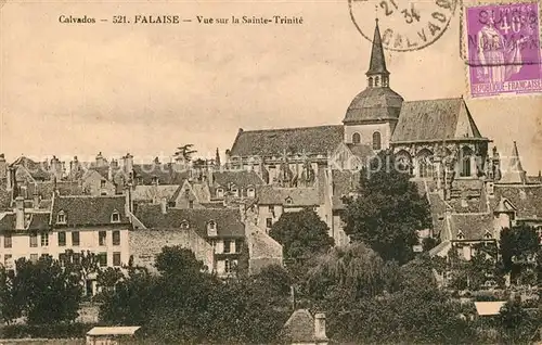 AK / Ansichtskarte Falaise_Calvados Vue sur la Sainte Trinite Falaise_Calvados