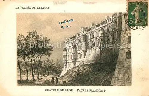 AK / Ansichtskarte Blois_Loir_et_Cher Chateau de Blois Facade Francois I Blois_Loir_et_Cher