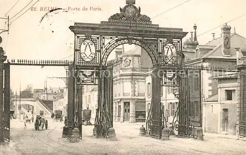 AK / Ansichtskarte Reims_Champagne_Ardenne Porte de Paris Reims_Champagne_Ardenne