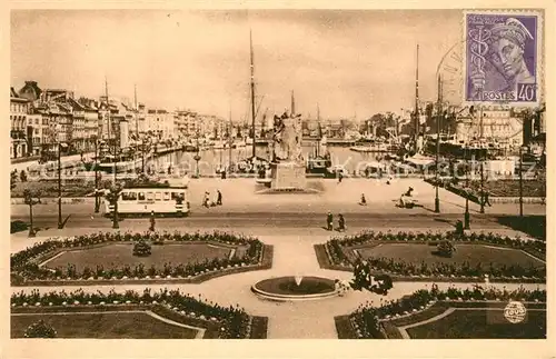 AK / Ansichtskarte Le_Havre Place Gambetta vue du Theatre Le_Havre