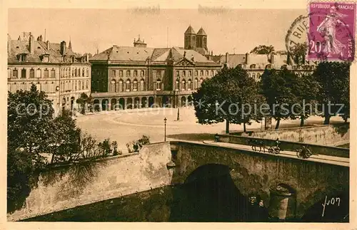 AK / Ansichtskarte Metz_Moselle La Place de la Comedie et le Theatre Metz_Moselle