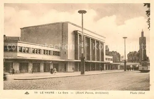 AK / Ansichtskarte Le_Havre La Gare Le_Havre