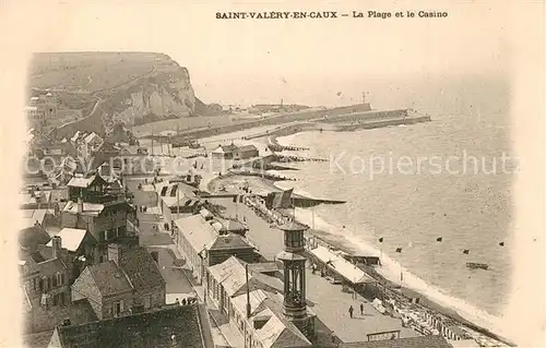 AK / Ansichtskarte Saint Valery en Caux La Plage et le Casino Saint Valery en Caux