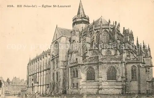 AK / Ansichtskarte Eu_Dieppe Eglise Saint Laurent 