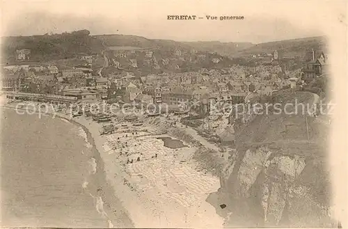 AK / Ansichtskarte Etretat Vue generale Etretat