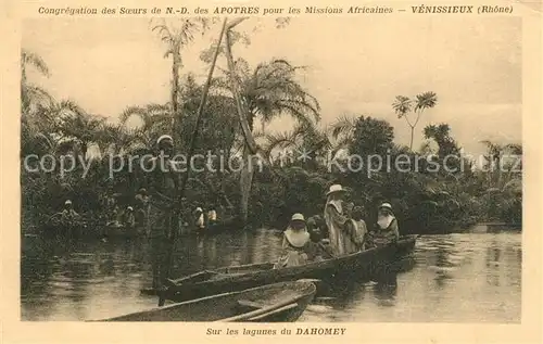 AK / Ansichtskarte Venissieux_Rhone Sur les lagunes du Dahomey Venissieux Rhone