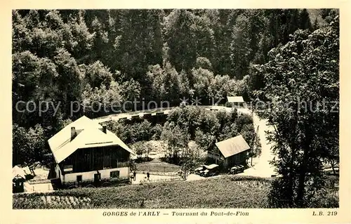 AK / Ansichtskarte Savoie Region Gorges_de lArly Tournant du Pont de Flon 